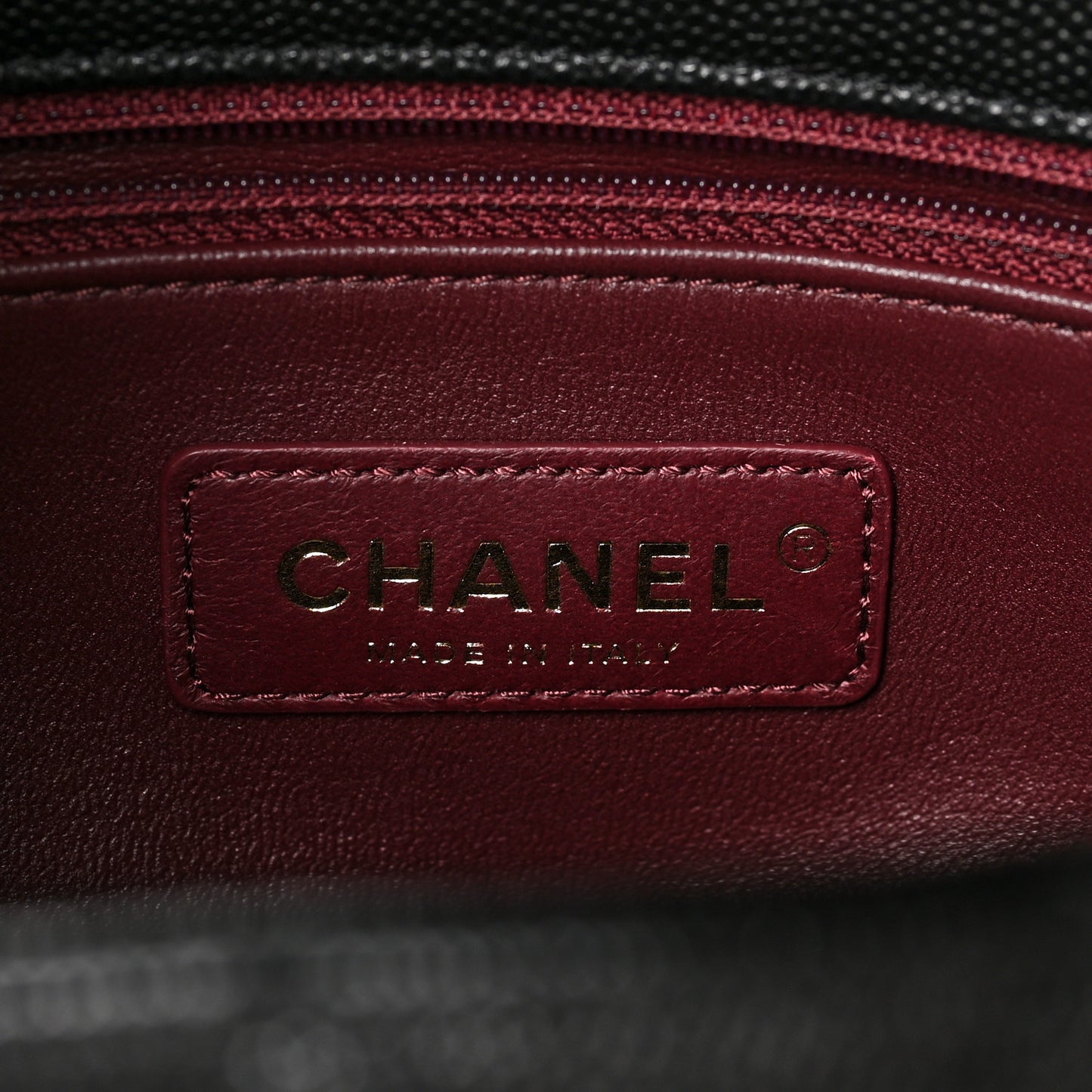 Caviar Quilted Small Coco Handle Flap Black