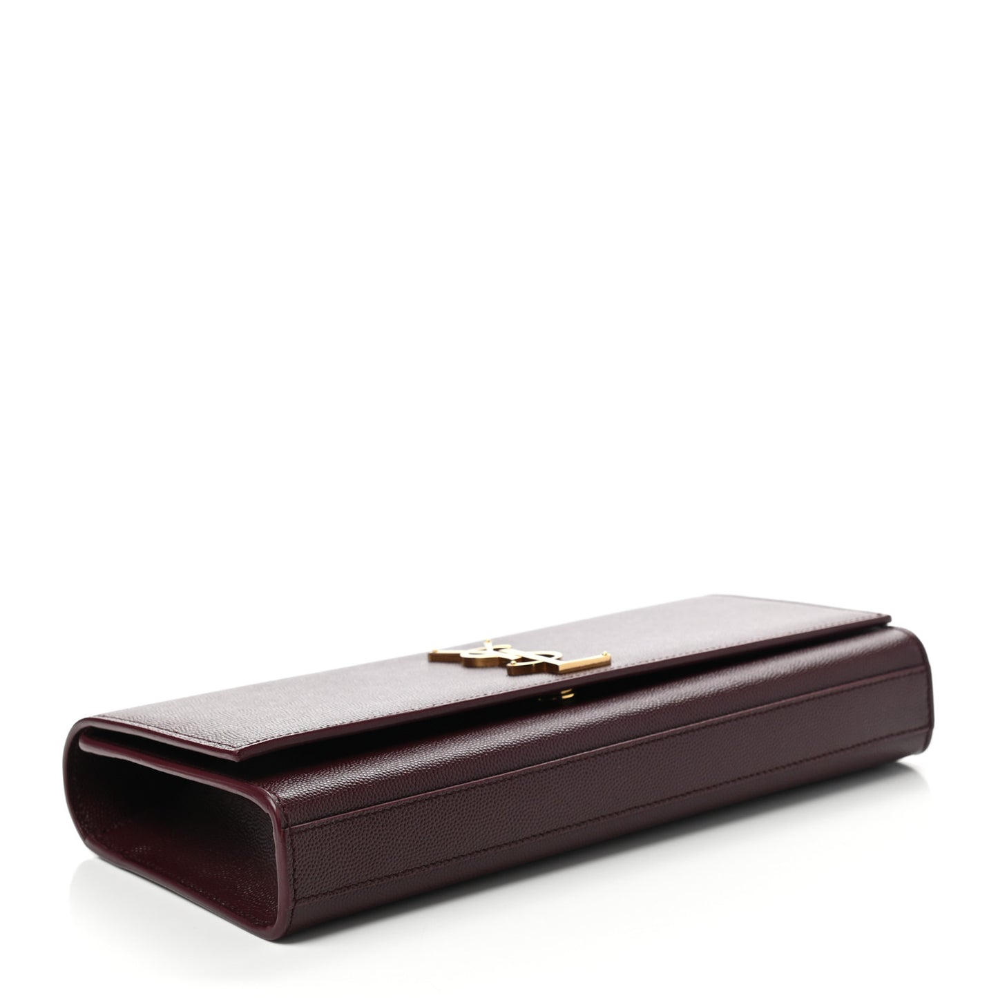 Grain De Poudre Classic Monogram Cassandre Clutch Dark Red