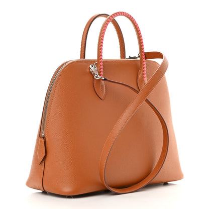Hermes Epsom Tressage 1923 Bolide 30 Toffee Rose Azalee 3 of 13