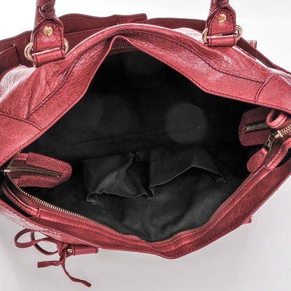 Balenciaga Agneau Giant 12 Rose Gold Hardware City Cassis 5 of 7