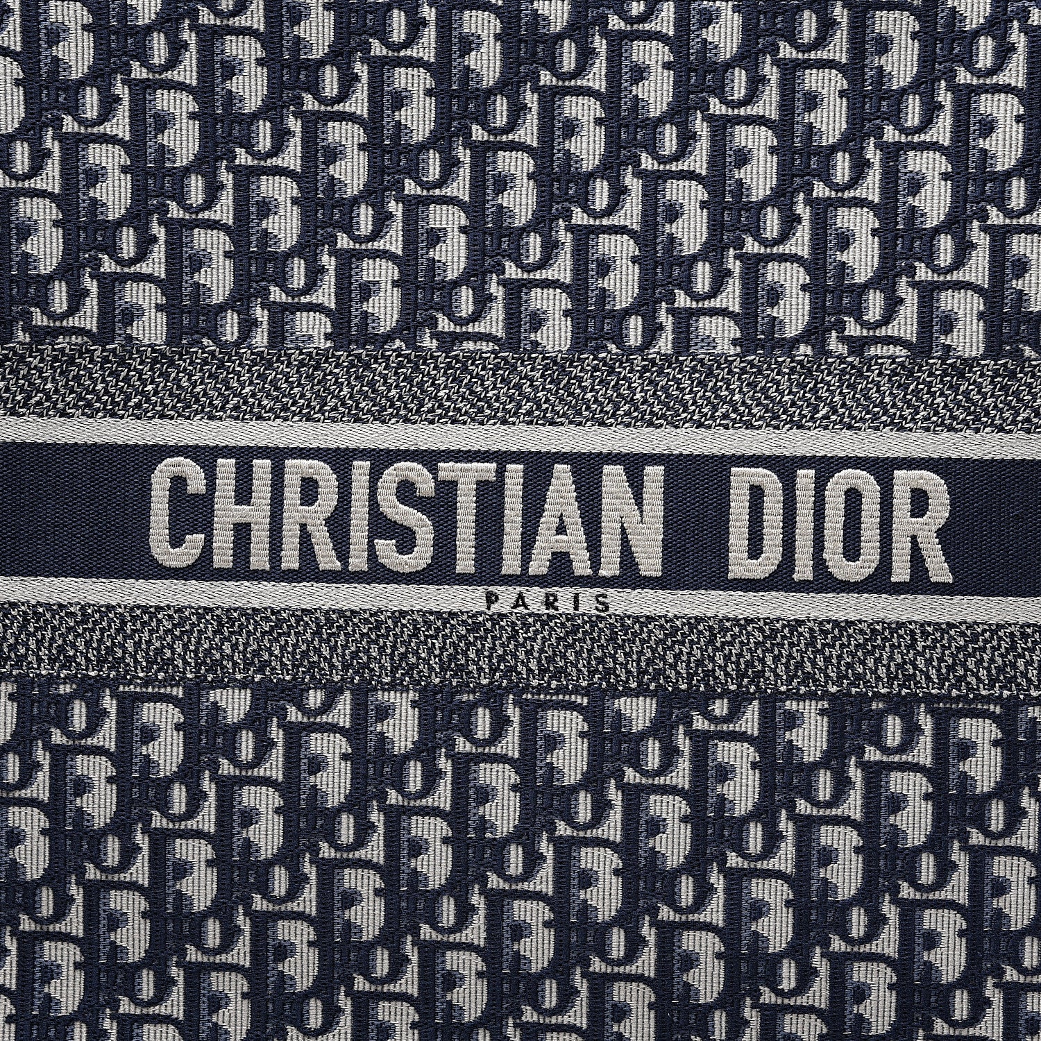 Christian Dior Oblique Book Tote Blue Multicolor 9 of 10