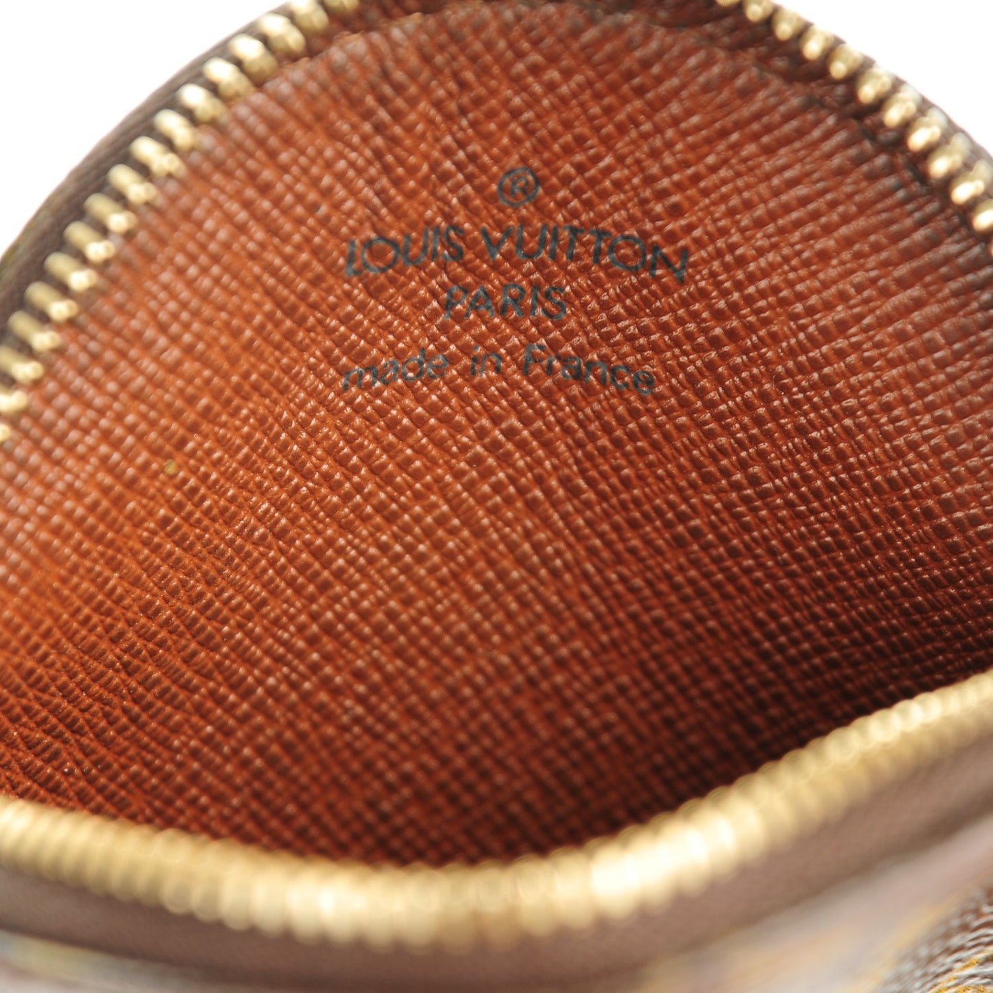 Monogram Round Coin Purse