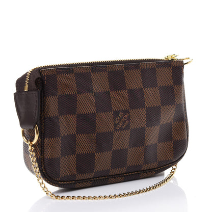 Louis Vuitton Damier Ebene Mini Pochette Accessories 2 of 4