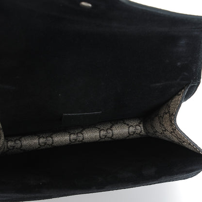 Gucci GG Supreme Monogram Mini Dionysus Shoulder Bag Black 5 of 6