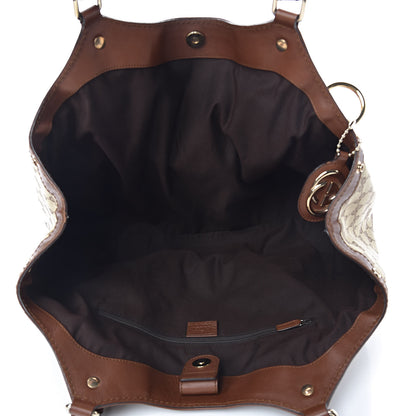 Gucci Monogram Large Sukey Tote Brown 5 of 15