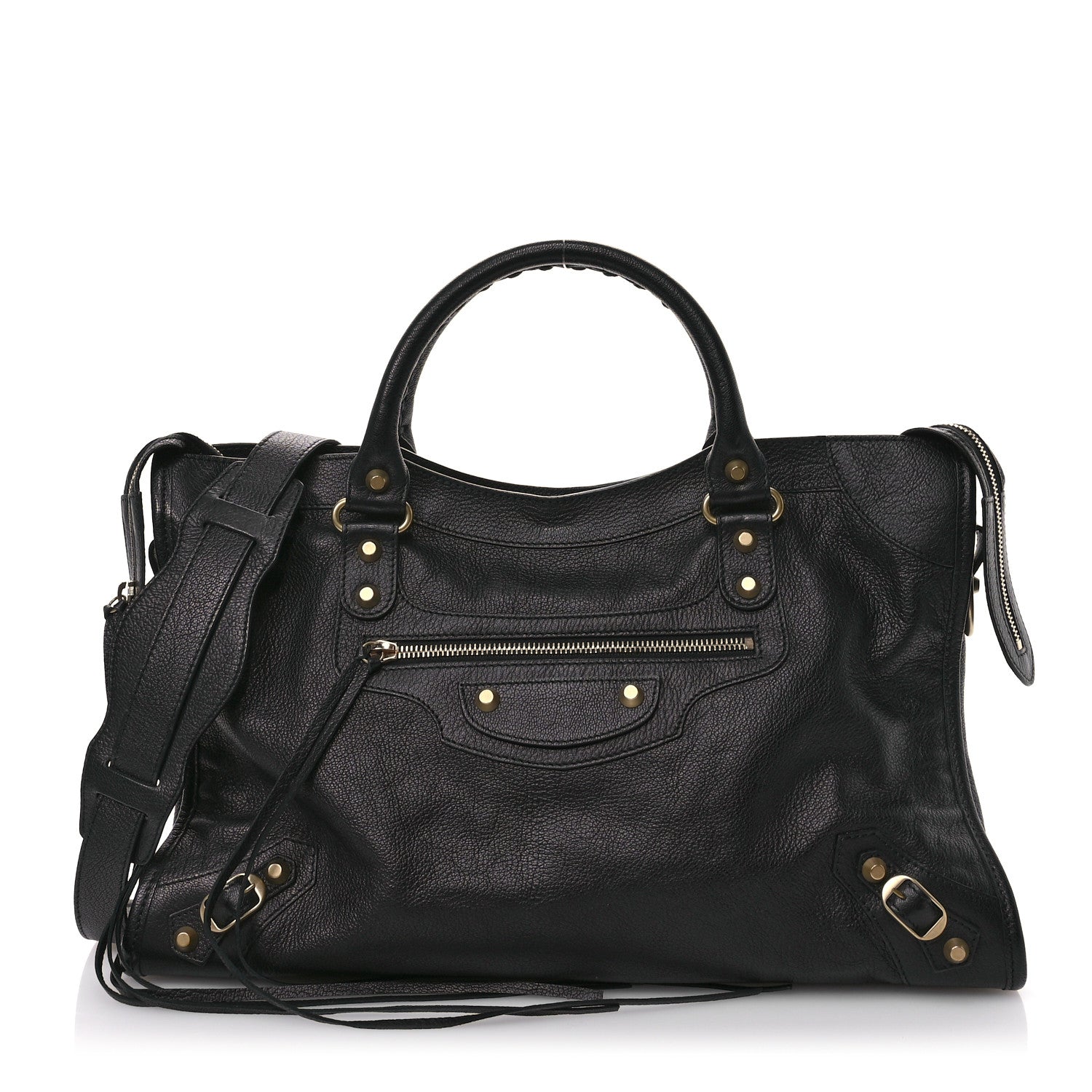 Balenciaga Agneau Classic Gold Hardware City Black 1 of 12