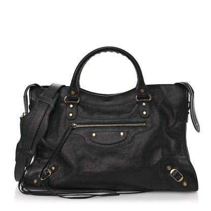 Balenciaga Agneau Classic Gold Hardware City Black 1 of 12