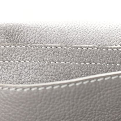 Chloe Calfskin Medium Marcie Round Crossbody Bag Cashmere Grey 12 of 20