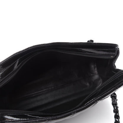 Chanel Patent Quilted Tote Black 5 of 11