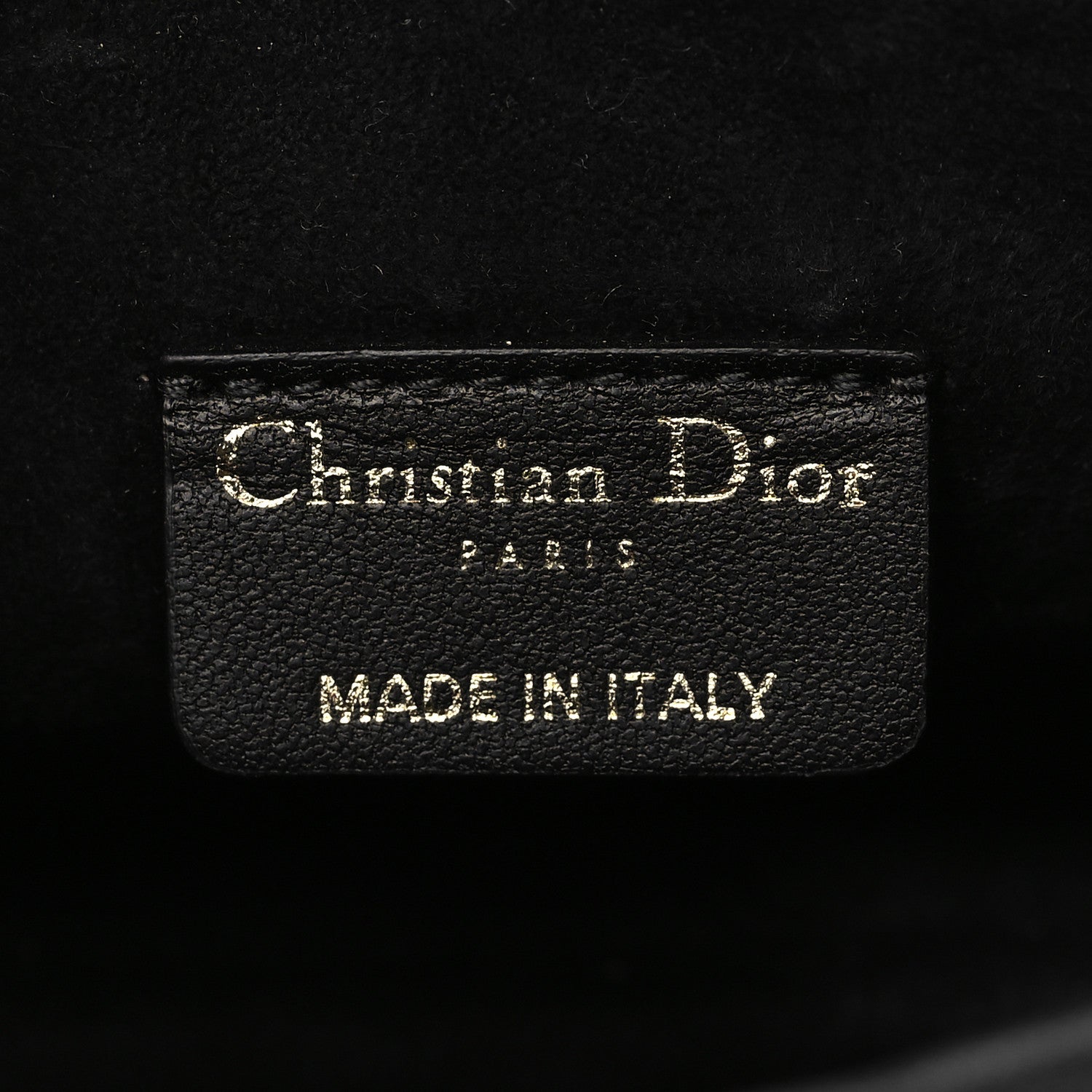 Christian Dior Lambskin Cannage Mini Top Handle Drawstring Bag Black 5 of 5