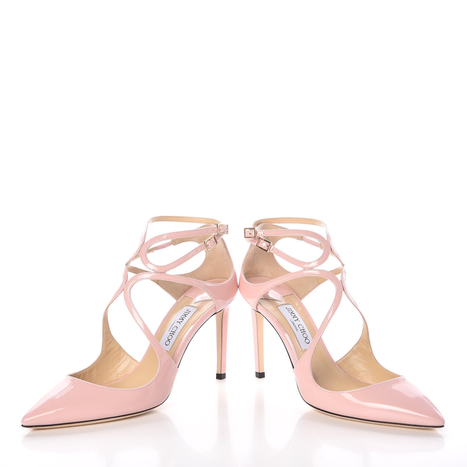 Jimmy Choo Patent Lancer 85 Pumps 41 Rosewater 6 of 8