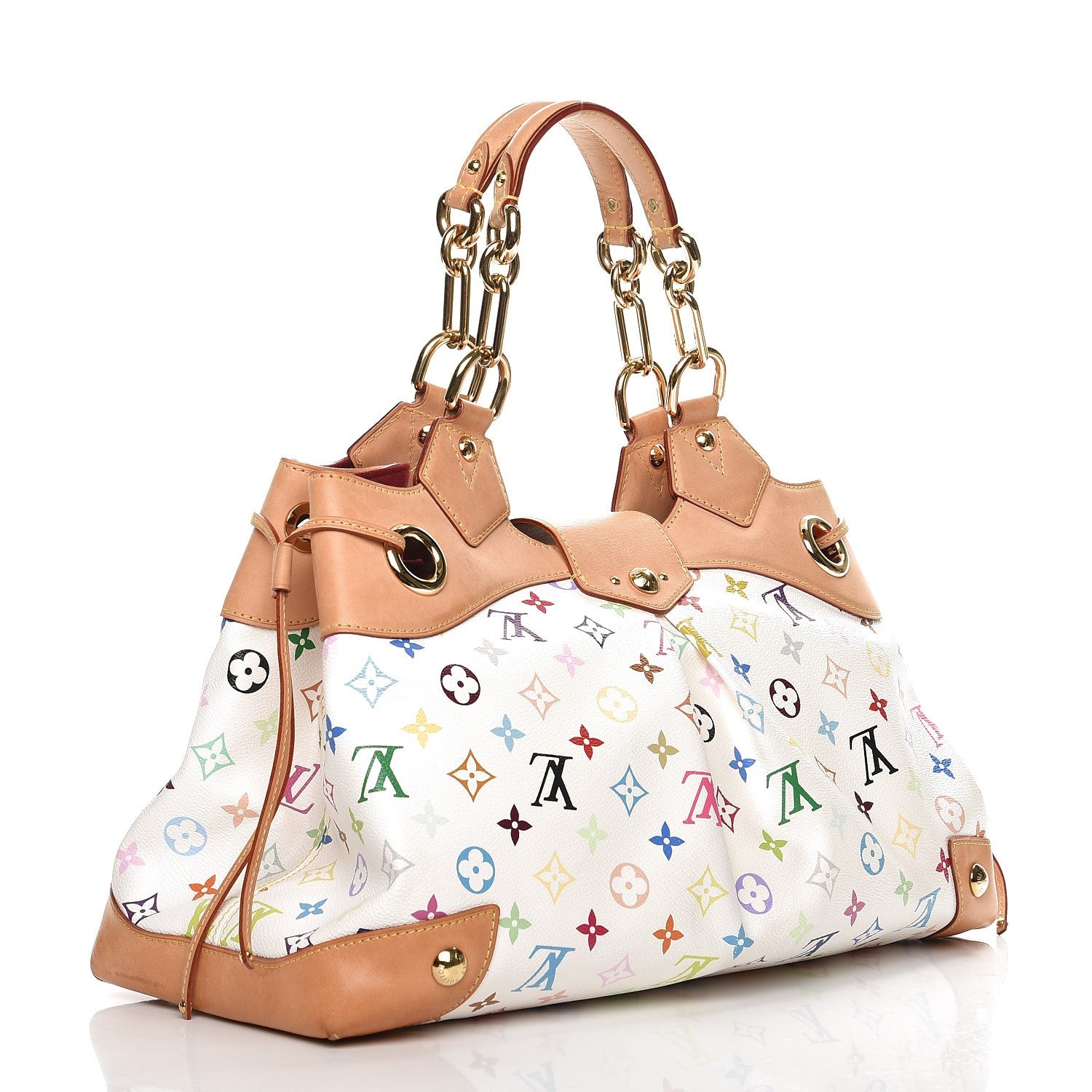 Louis Vuitton Monogram Multicolor Ursula White 3 of 15