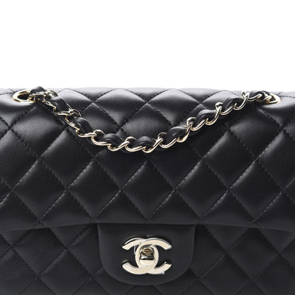 Chanel Lambskin Quilted Mini Rectangular Flap Black 10 of 11
