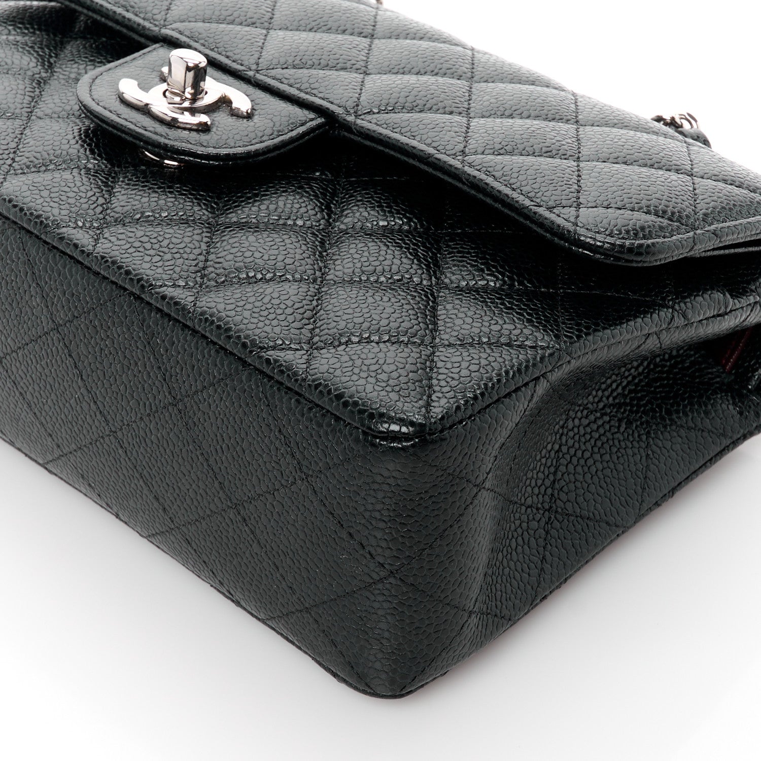 Chanel Caviar Quilted Small Double Flap Black 11 of 14