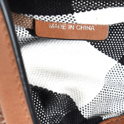 Burberry Grainy Calfskin House Check Medium Maidstone Tan 7 of 12