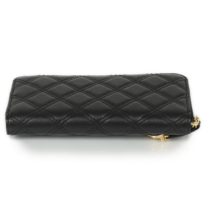 Marc Jacobs Leather Quilted Deluxe Wallet Black 4 of 14