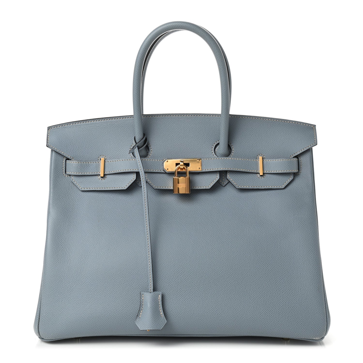 Hermes Epsom Birkin 35 Bleu Lin 1 of 10