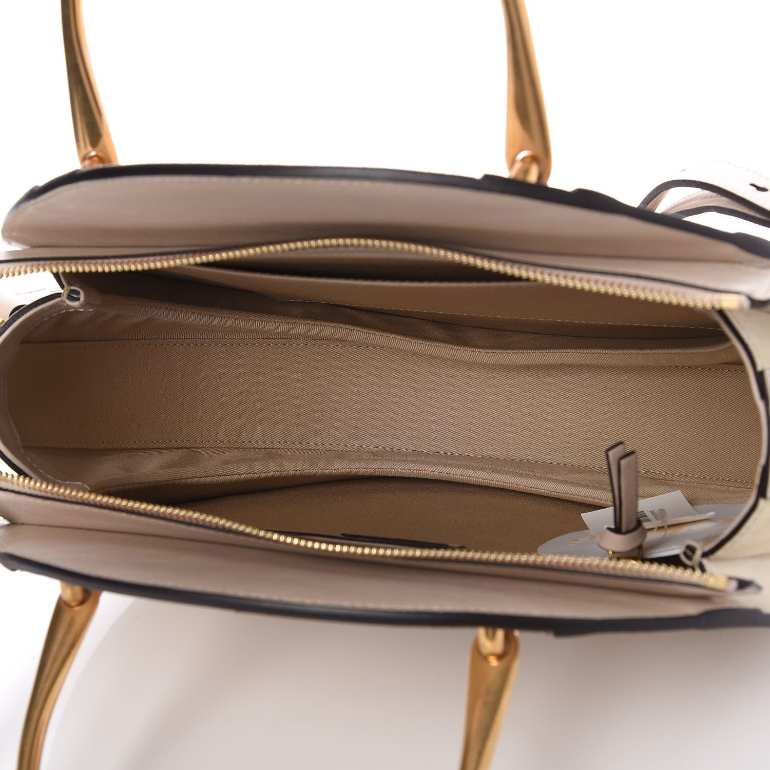 Chloe Calfskin Suede Medium Pixie Bag Abstract White 5 of 7