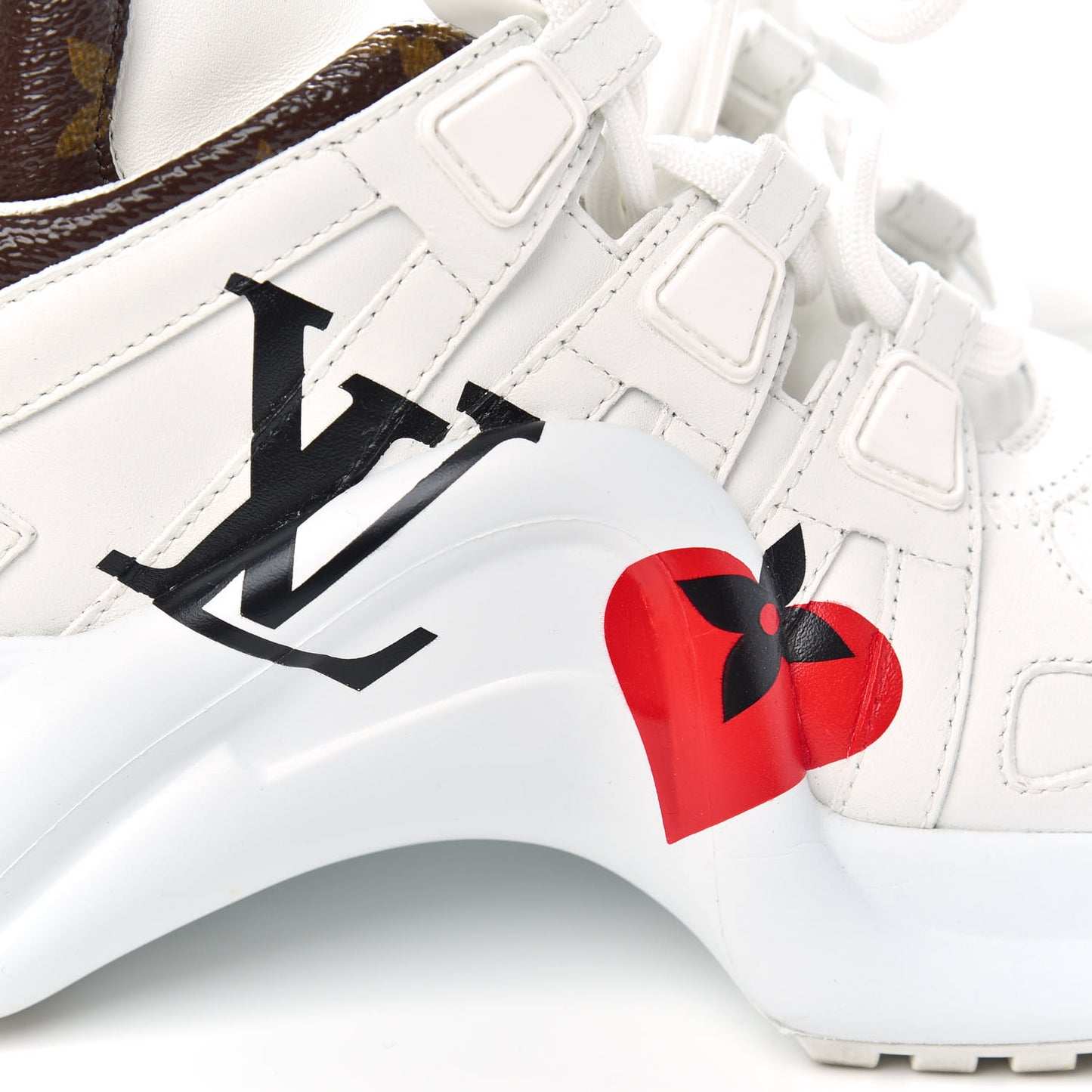 Calfskin Monogram Game On LV Archlight Sneakers 39.5 White