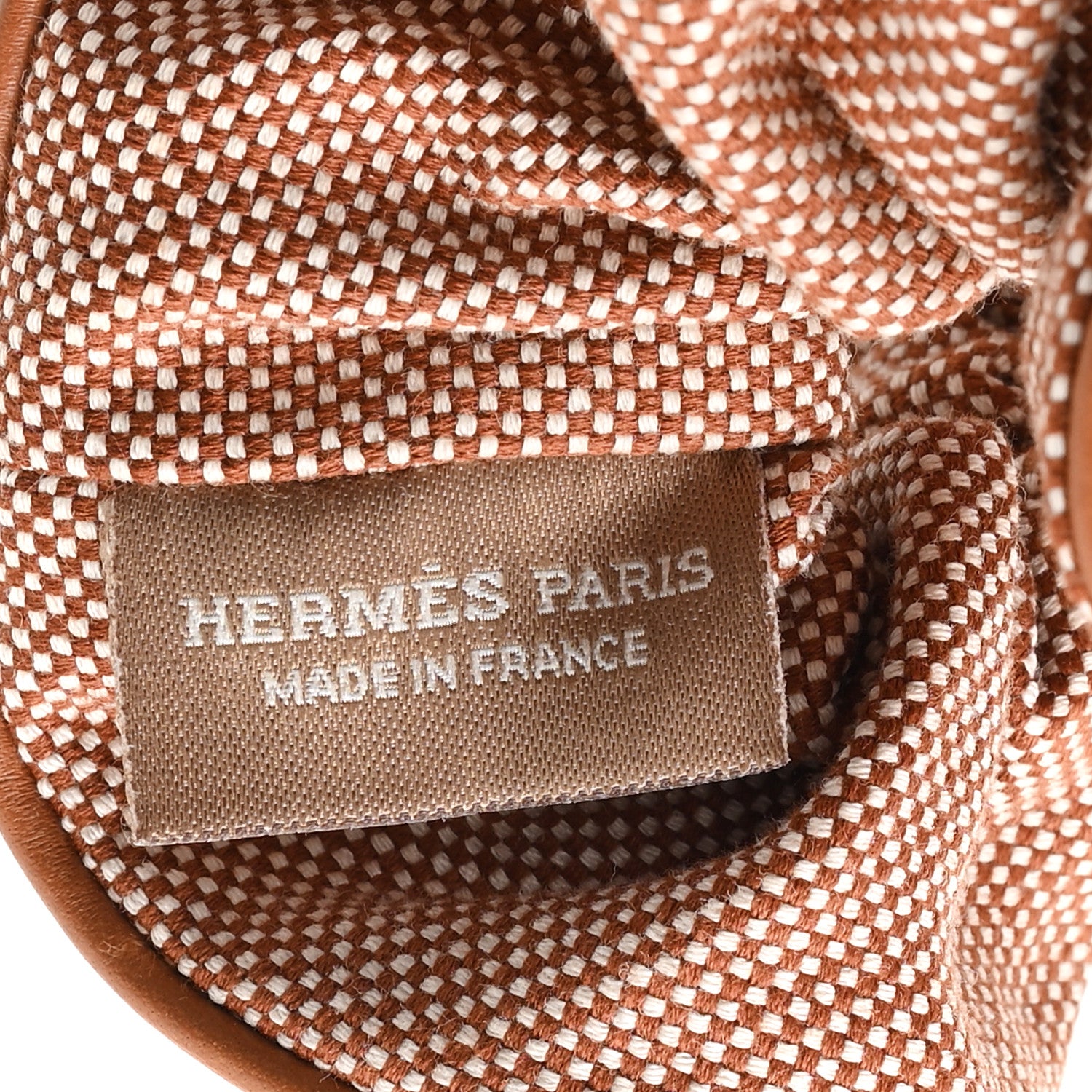 Hermes H Canvas Claudia Plein Air Scrunchie Gold 3 of 3