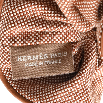 Hermes H Canvas Claudia Plein Air Scrunchie Gold 3 of 3