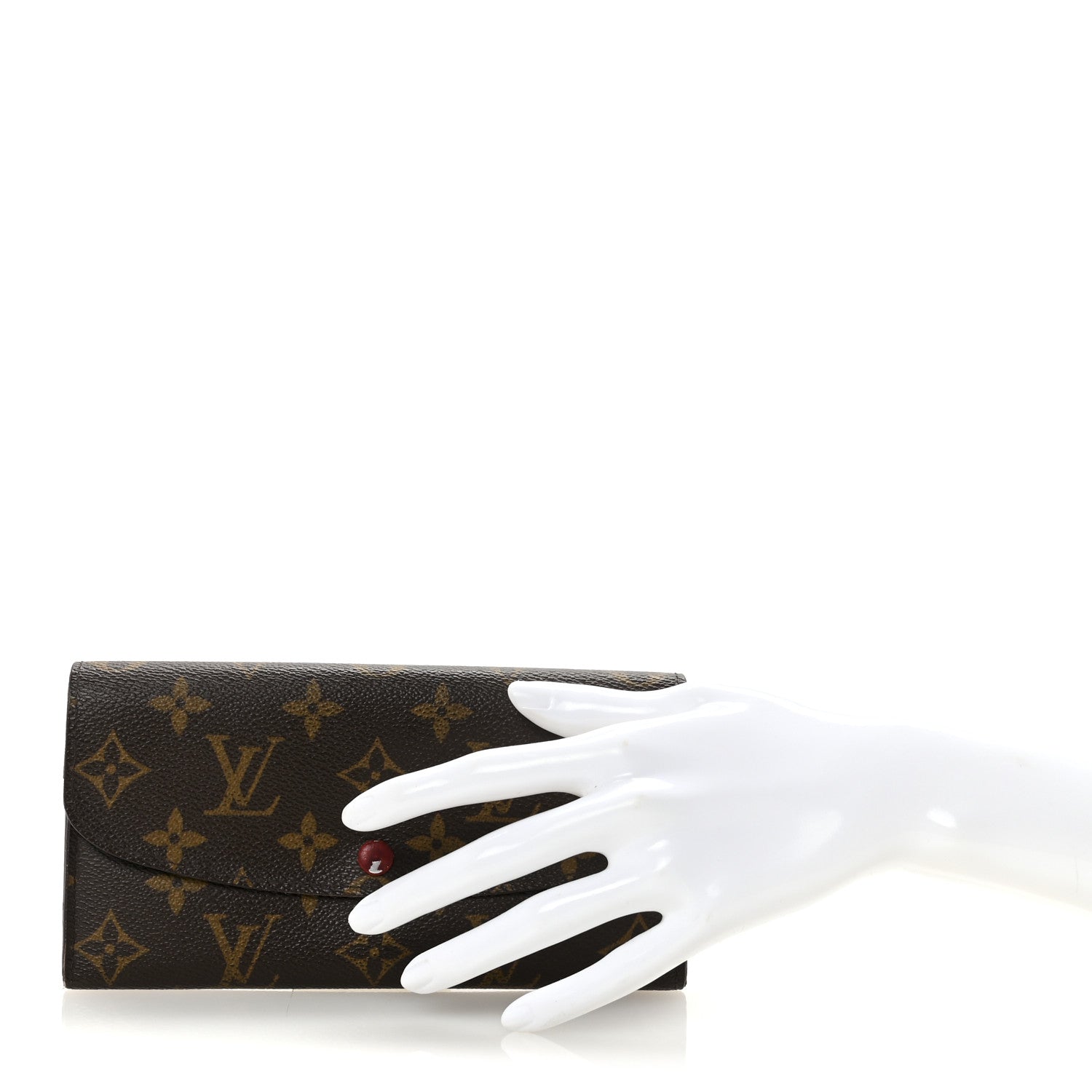 Louis Vuitton Monogram Emilie Wallet Red 2 of 7