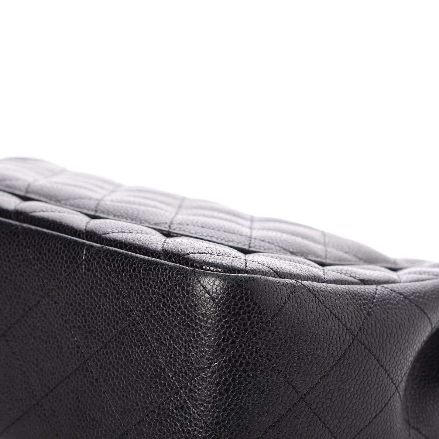 Caviar Quilted Jumbo Single Flap Black