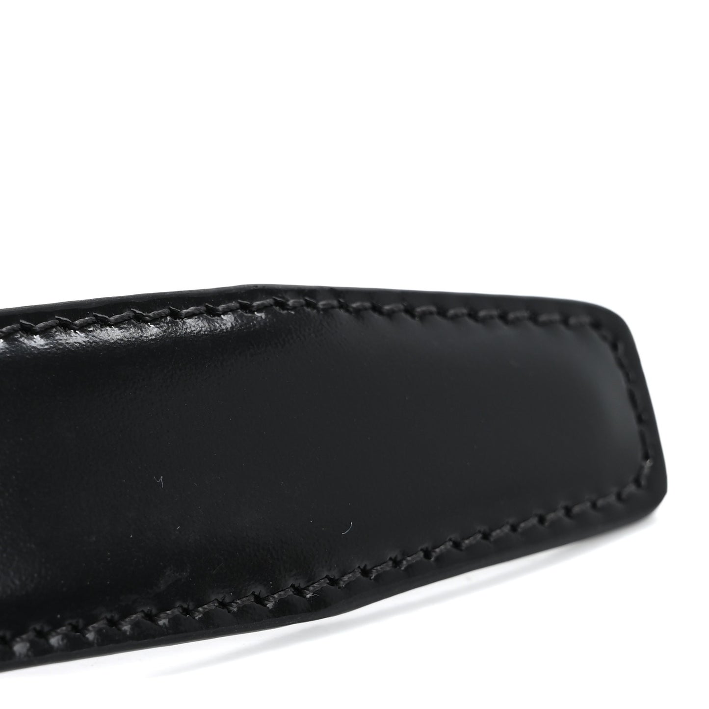 Taurillon Calfskin Medium Triomphe Belt 85 34 Black