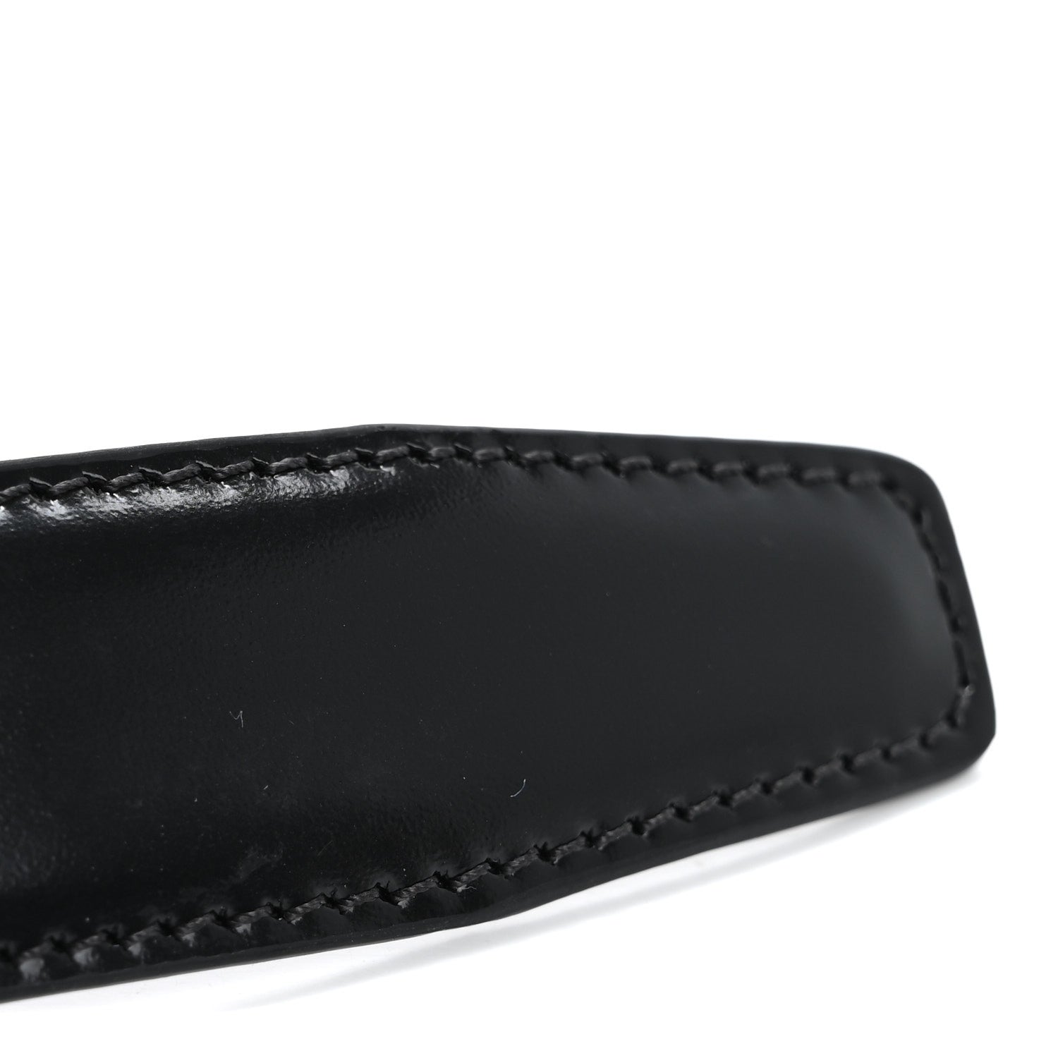 Celine Taurillon Calfskin Medium Triomphe Belt 85 34 Black 7 of 10