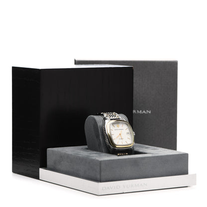 David Yurman Stainless Steel 18K Yellow Gold 35mm Thoroughbred Automatic Watch 5 of 5
