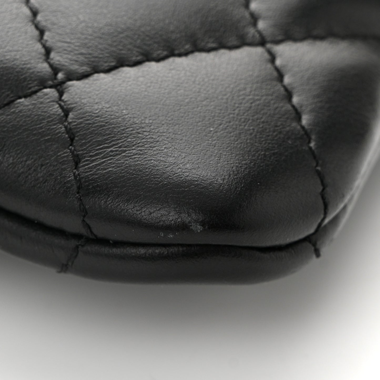 Lambskin Quilted Crossbody Bag Black