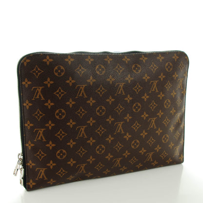 Louis Vuitton Monogram Macassar Porte Document 3 of 7