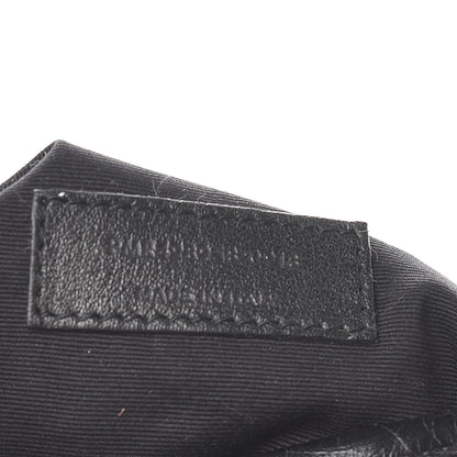 Saint Laurent Crinkled Calfskin Matelasse Monogram Medium Niki Chain Satchel Black 9 of 12