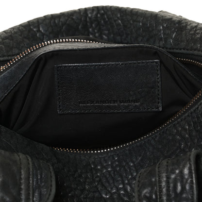 Alexander Wang Pebbled Lambskin Rocco Black Rose Gold Hardware 6 of 12