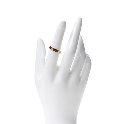 Cartier 18K Pink Gold 3.5mm LOVE Wedding Band Ring 53 6.25 2 of 6