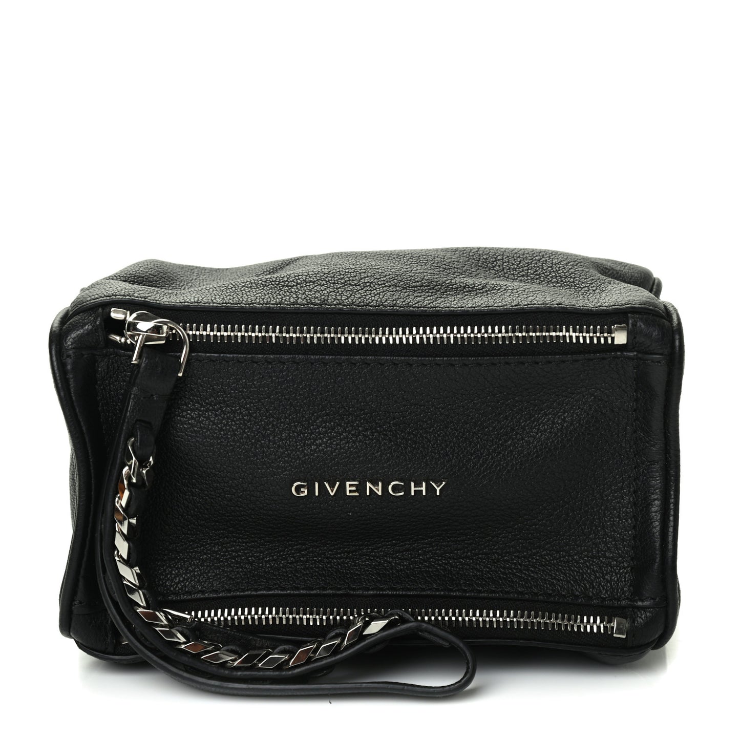 Sugar Goatskin Pandora Wristlet Black