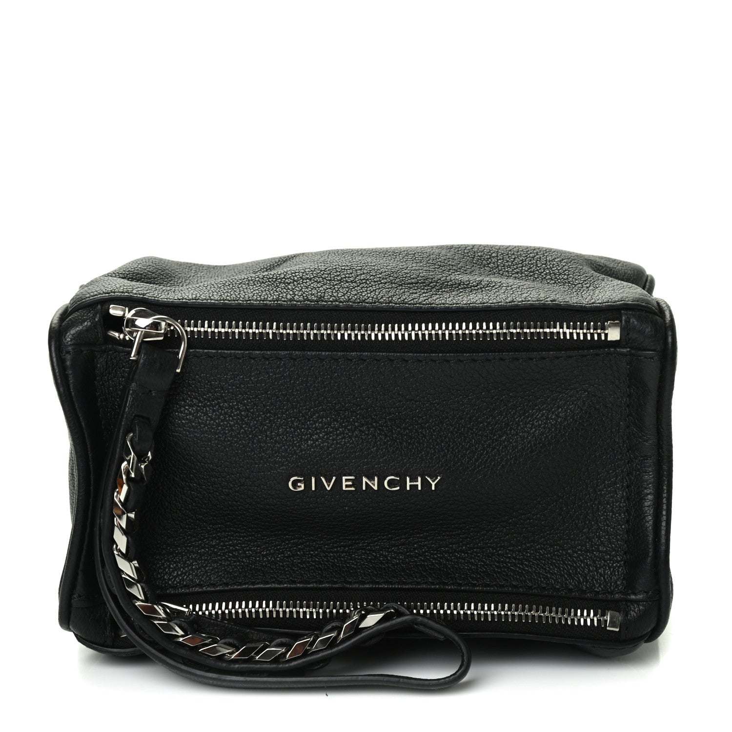 Givenchy Sugar Goatskin Pandora Wristlet Black 1 of 4