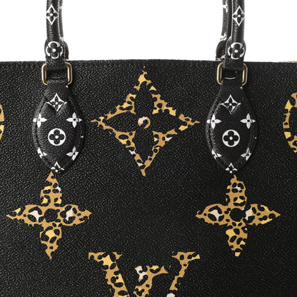 Louis Vuitton Monogram Giant Jungle Onthego GM Black 8 of 10