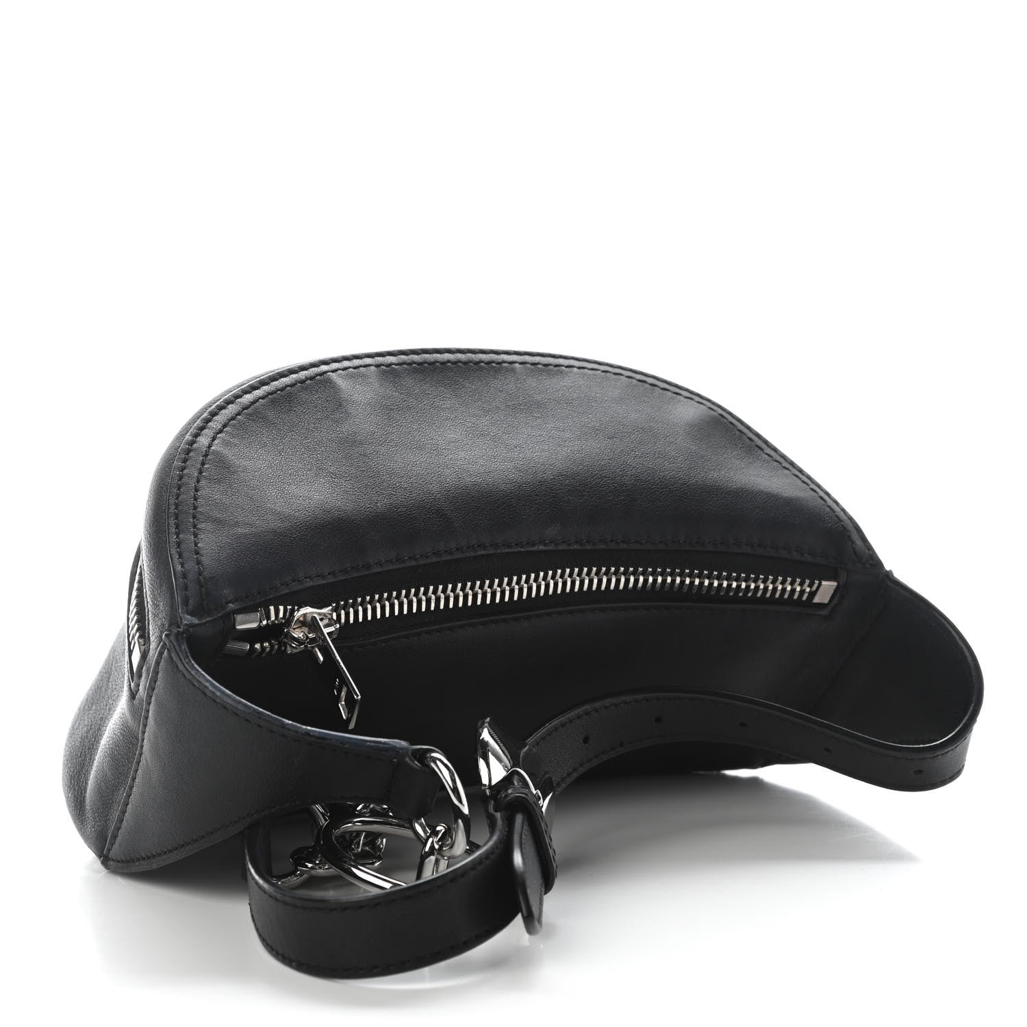 Alexander Wang Calfskin Chain Belt Bag Black 3 of 9