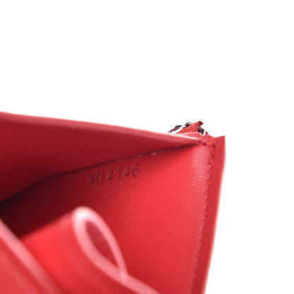 Louis Vuitton Taurillon Capucines Compact Wallet Rubis 7 of 8