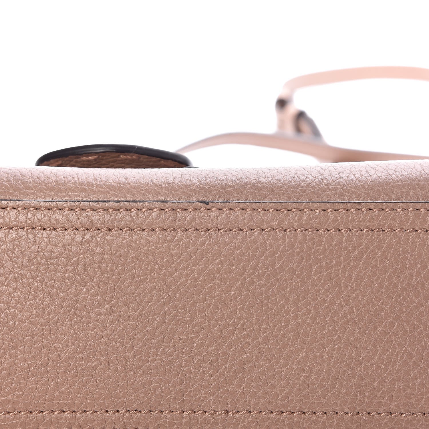 Gucci Calfskin Mini Pearly GG Marmont Top Handle Bag Porcelain Rose 10 of 10
