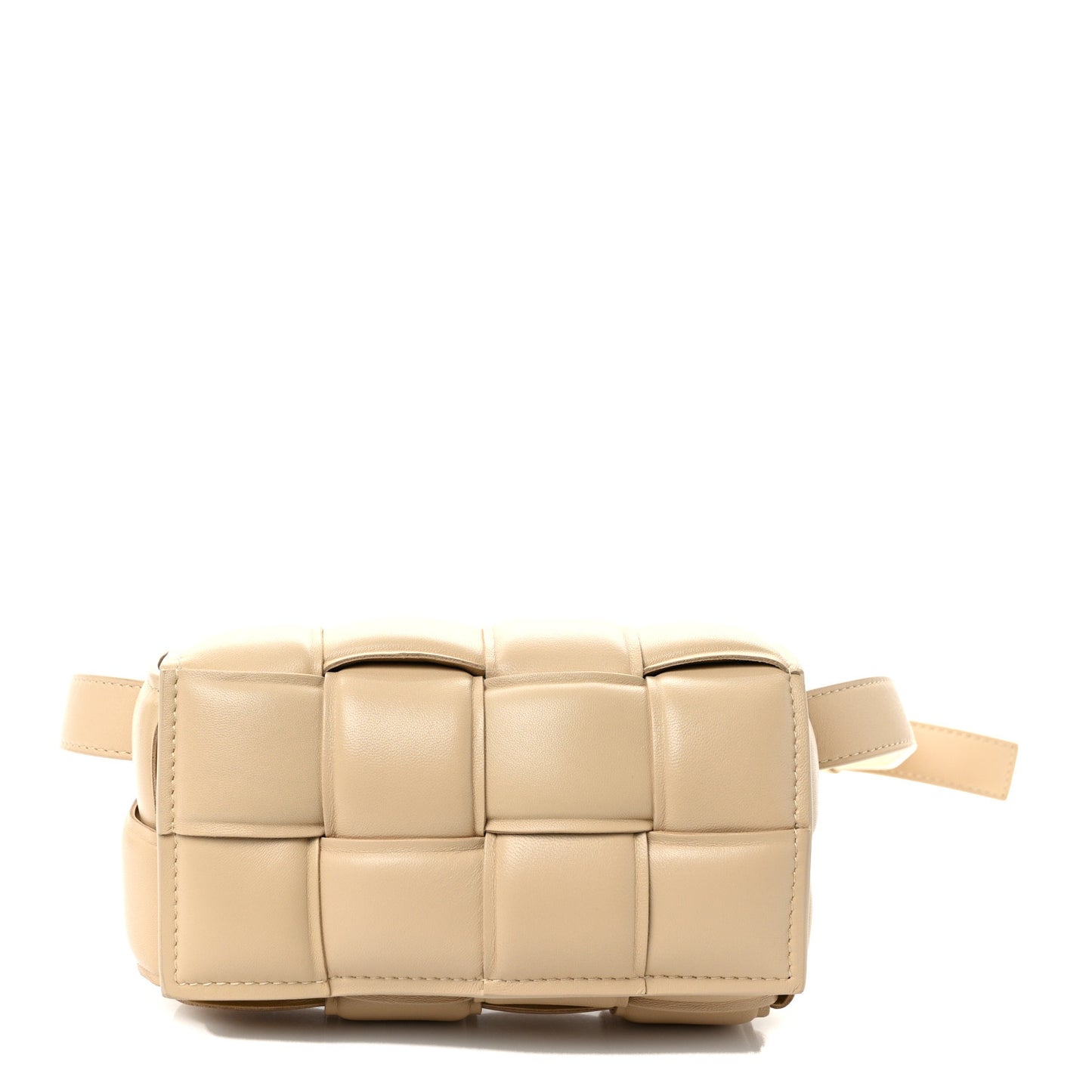 Nappa Maxi Intrecciato Padded The Belt Cassette Bag Porridge