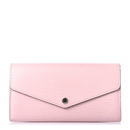 Louis Vuitton Epi Sarah Wallet NM Rose Ballerine 1 of 6