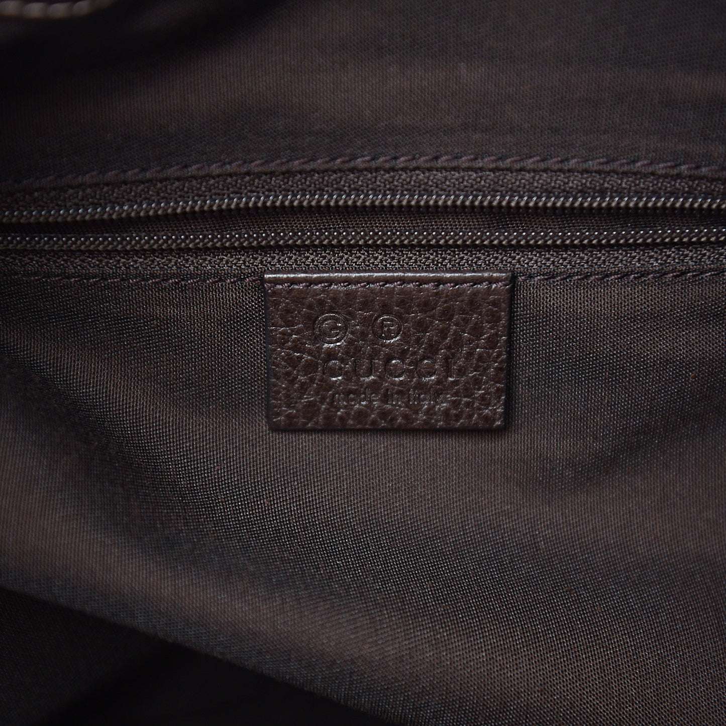 Monogram Large New Ladies Web Hobo Dark Brown