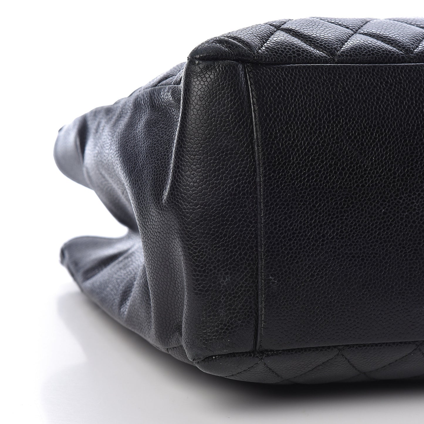 Caviar Quilted Grand Shopping Tote GST Black