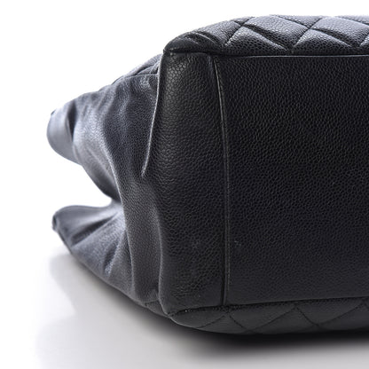 Chanel Caviar Quilted Grand Shopping Tote GST Black 9 of 14