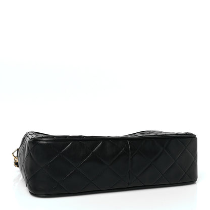 Chanel Lambskin Quilted Tassel Camera Case Black 3 of 10