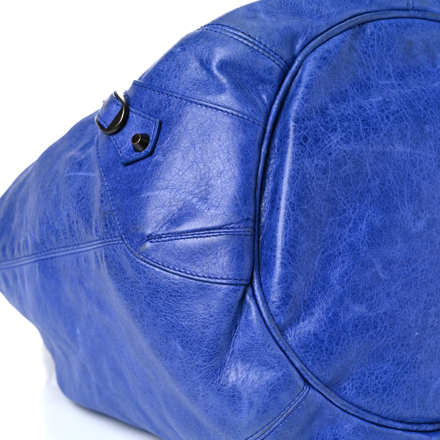 Agneau Classic Hardware Pompon Outremer