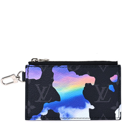 Louis Vuitton Monogram Eclipse Sunrise Room With A View Key Pouch Blue Purple 1 of 7