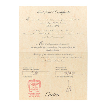 Cartier 18K Yellow Gold LOVE Bracelet 16 6 of 7